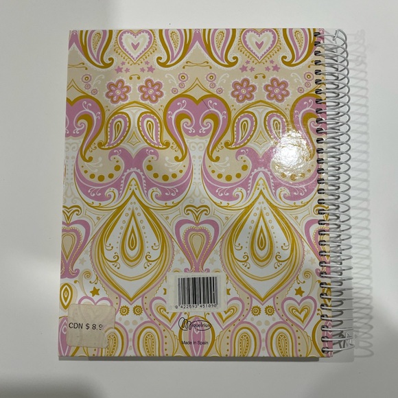 Vintage BOHO theme Jordi LaBanda Coil Notebook or Journal 8.25” x 6.5” - Picture 6 of 9